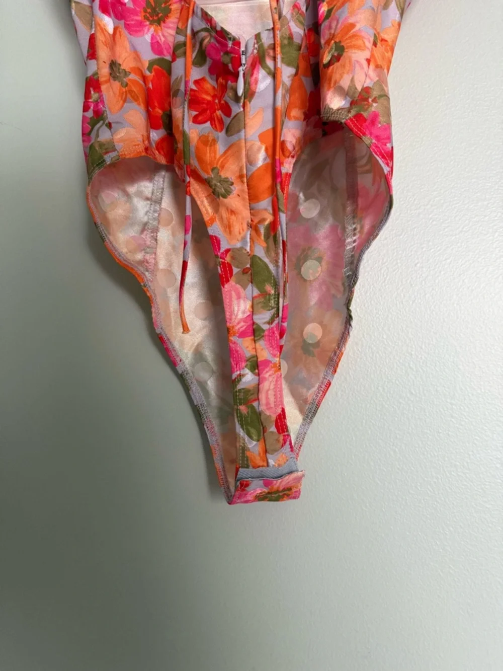 For Love & Lemons Pink Floral Jody Bodysuit - Picture 9 of 10